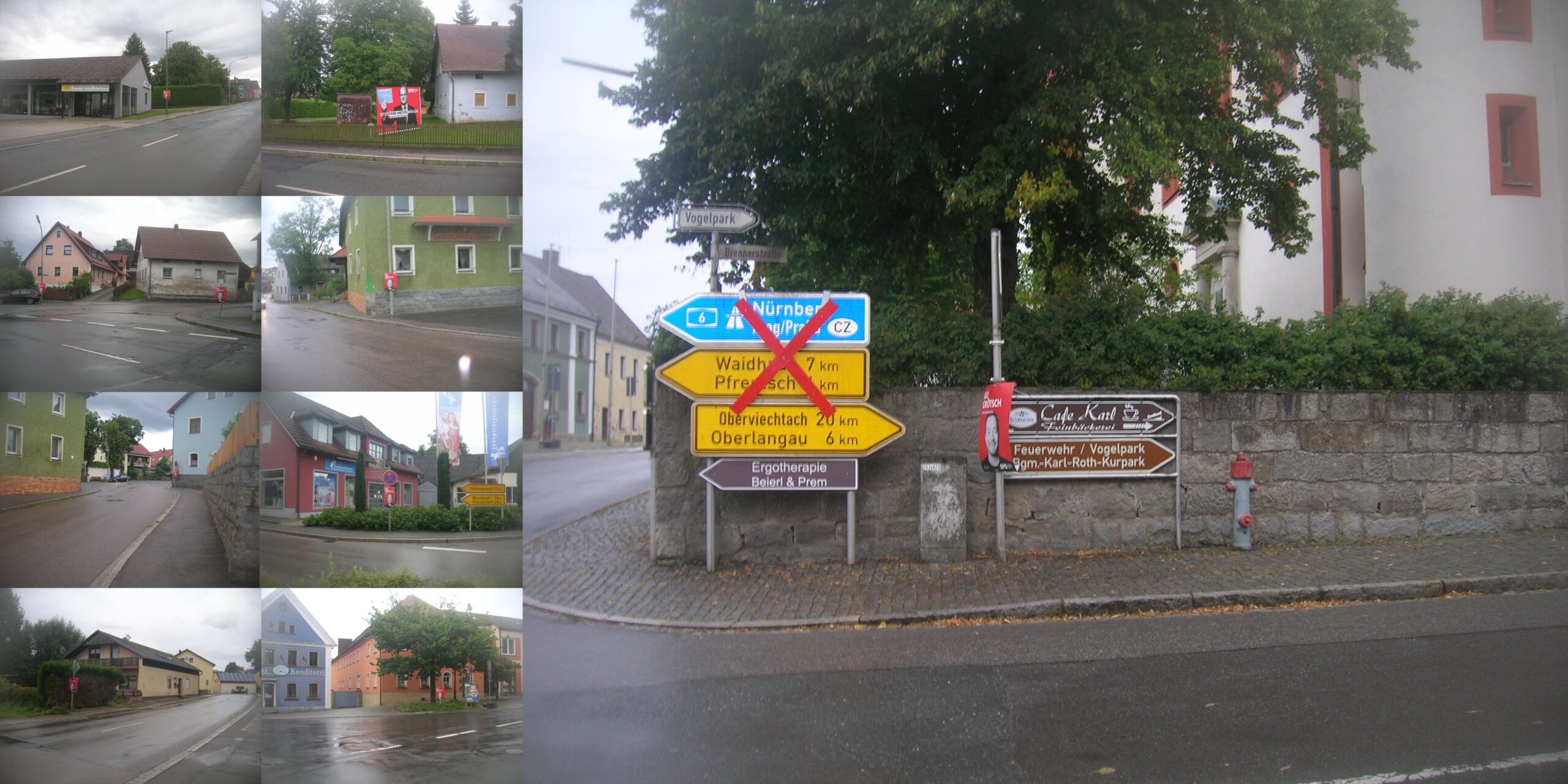 SPD-Aushänge (Marktplatz bis Moosbacher Strasse - erfasst: 26.08.2021 - 18.30 h)