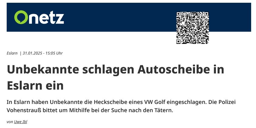 Eslarn – Gesellschaft: Nun geht es scheinbar schon wieder los???